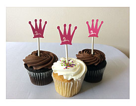 12 Princess Crown Cupcake Toppers By PartyConfettiDecor On Etsy