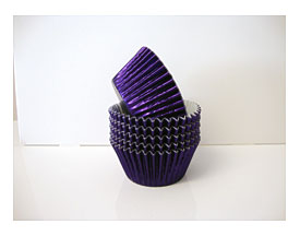 Cupcake Cases Purple Foil Sams Cupcakes LondonSams Cupcakes London