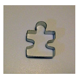 25 Puzzle Piece Cookie Cutter