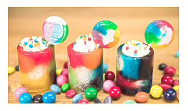 Rainbow Candy Cups With Skittles Soda From Cookies Cupcakes And Cardio