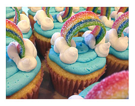 Made The Cake Rainbow Cupcakes