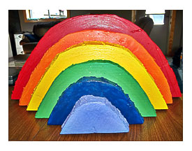 CLB CeLeBrations DIY Tutorial Rainbow Cake Pop Stand