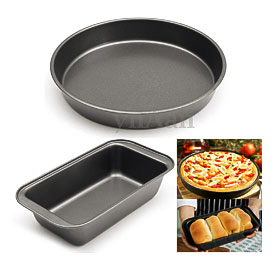 Round Bread Pastry Cake Loaf Tin Baking Pan Bakeware Tray Kitchen Bake