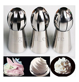 Russian Flower Ball Cake Decorating Icing Piping Nozzles Pastry Tips