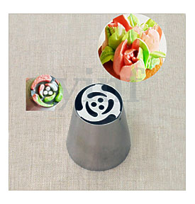 PCS Stainless Steel Flower Russian Icing Piping Nozzles Flower Cake
