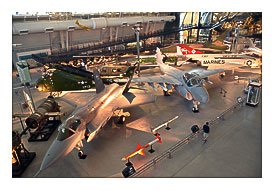 Steven F. Udvar Cloudy Center X 35B Joint Strike Fighter, A 6E Intruder, F 4S Phantom II, Sikorsky UH 34D Seahorse, UH 1H Iroquois inchHuey inch Smokey III, F 105D Thunderchief, F4U 1D Corsair, P 40E, SR 71 Blackbird, et al