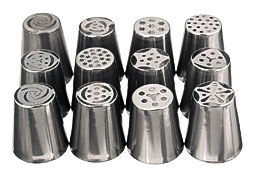 Cake Decorating Russian Tulip Flower Icing Piping Nozzles Pastry Tips
