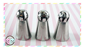 RUSSIAN BALL PIPING TIPS, BALL PIPING TIPS, RUSSIAN PIPING TIPS