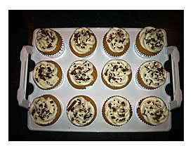 From The Top – Cupcakes With Chocolate Jimmies And Shaved Dark