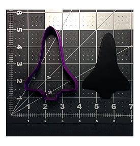 Products » Cookie Cutters » Science » Spaceship 101 Cookie Cutter