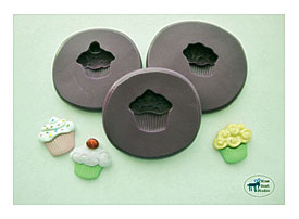Set Of 3 Cupcake Molds Party Mold Silicone Mold Polymer