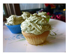 Teacup shaped silicone cupcake moulds.