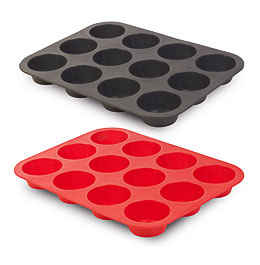 Dettagli Su Silicone 12 Fori Muffin Cupcake Stampo Torta Antiaderente