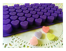 Tiny Heart Silicone Mold Resin Mold Candy Mold By TheMintBeadery