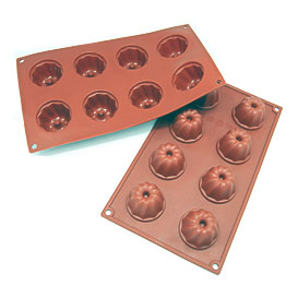 Cavity Mini Bundt Cake Silicone Mold Baking Pans Pack Of