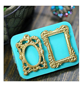 Frame & Mirrow Silicone Fondant Cake Candy Chocolate Mould Cookies