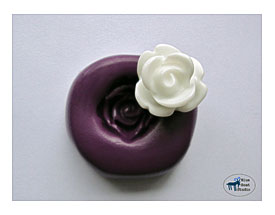 Rose Mold Mould Mini Flexible Silicone Mold By BlueGoatStudio