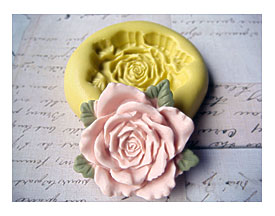 Rose With Petals Large Flexible Silicone Mold Push Mold By Molds