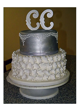 BITE ME CUPCAKES And WRAPPERS ELEGANT AND SILVER