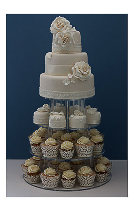 Tiers & Tiaras Vintage Cupcake Tower