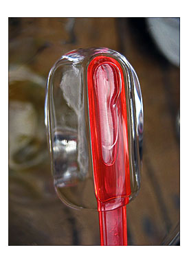 cafe ice on spatula