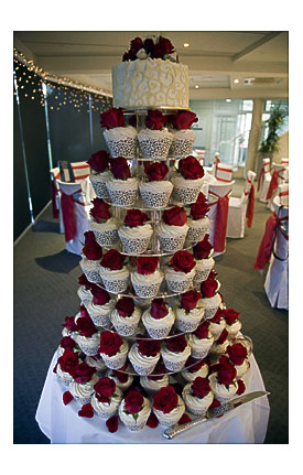 Cupcake Stand Made From Boxes