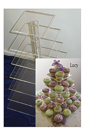 Cake Stand And Cabinets Cup Cake Stand Square Square Cup Cake Stand 7