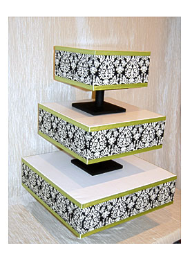 Square Tiered Cupcake Tower By Pedestals On Etsy