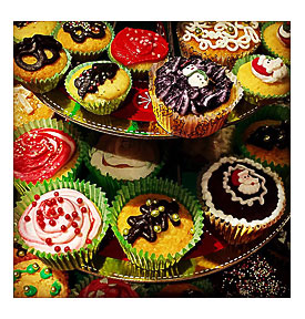 Christmas cupcakes