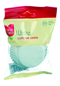 Cake Mate Cupcake Liners Standard Size White 50 Count Case Of