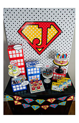 wonderful hero party DessertTable TopDown