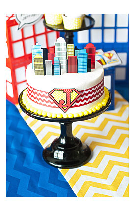 wonderful hero party Cake6