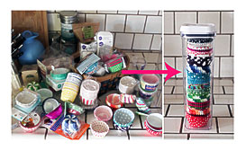 How To Organize Cupcake Liners 52 Kitchen Adventures