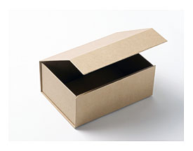 Wholesale Natural Brown Kraft Luxury Folding Rigid Gift Boxes
