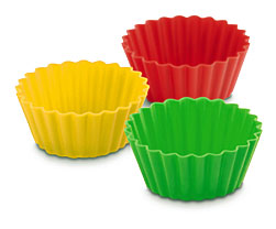 Cupcake Liners Set BOX Red Cake Pans Now By Kuhn Rikon