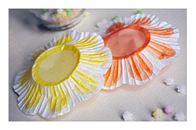 Place The Second Cupcake Liner On Top And Press The Edges Together