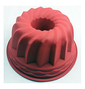 Swirl Bundt Ring Kougolf Cake Bread Pastry Silicone Mold Pan Bakeware