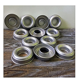 Vintage Set Of 12 Mini Bundt Aluminum Pans By DianesStuffForYou