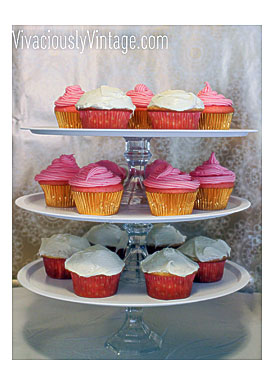 Ansley Designs DIY 3 Tier Stand Cupcake Stand, Coffee Station, Cake