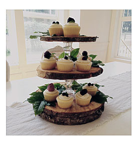 Little Farmstead Rustic 3 Tier Cupcake Stand