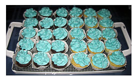 Frost It Rehearsal Dinner Cake & Cupcakes