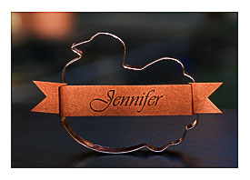 Here's The Placecard All Dressed Up With A Place Setting