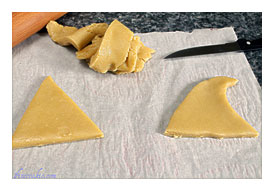 Land Shark Fin Cookies, Layered Jello Shot Lemon & Lime Wedges, & Flip