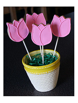 Janis Cooks Tulip Bouquets