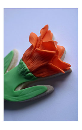 Pink Little Cake Spring Tulip Cookie Bouquet
