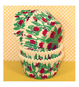 Lady Bug Cupcake Liners 32 By Sweettreatssupplies On Etsy