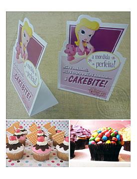 Display De Mesa Vintage Cupcakes 