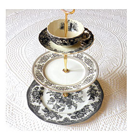 Negroid_and_white_toile_cupcake_stand_vintage_wedding_cake_plate_tray_display_english_transfer_transferware