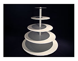 Tier Cupcake Stand 5 Tier White Round Cupcake Stand Spielman39s