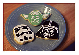 The leading part Wars Cookies for Moose's 5th Birthday